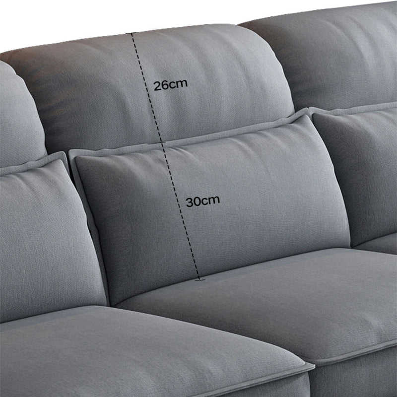 Section moderne de 4 places 138,58 "de large en tissu de large sectionnelle