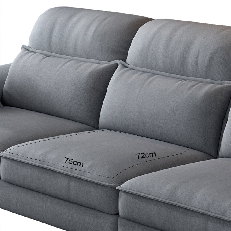 Section moderne de 4 places 138,58 "de large en tissu de large sectionnelle