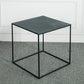 Mid-Century Modern Cocktail Table Metal Square Single Coffee Table