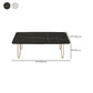 Glam Cocktail Table 4 Legs Slate Rectangular Single Coffee Table Clearhalo 'Coffee & Accent Tables' 'Coffee Tables' 'coffee_tables' 'furn' 'furn_coffee_tables' 'Furniture' 'Living Room Furniture' 6254383