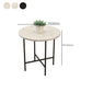 Glam Cocktail Table 4 Legs Slate Round/Oval Coffee Table Set Clearhalo 'Coffee & Accent Tables' 'Coffee Tables' 'coffee_tables' 'furn' 'furn_coffee_tables' 'Furniture' 'Living Room Furniture' 6254399