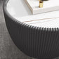 Round Slate Pedestal Coffee Table 2 Pieces Bunching Cocktail Tables Clearhalo 'Coffee & Accent Tables' 'Coffee Tables' 'coffee_tables' 'furn' 'furn_coffee_tables' 'Furniture' 'Living Room Furniture' 6254456