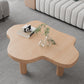 Nordic Cocktail Table 3 Legs Solid Wood Free Form Nesting Coffee Table