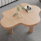 Nordic Cocktail Table 3 Legs Solid Wood Free Form Nesting Coffee Table