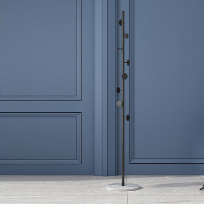 Rastrellone moderno con tela metallica in metallo ganci a piedistallo a forma di rivestimento a forma di verniciatura