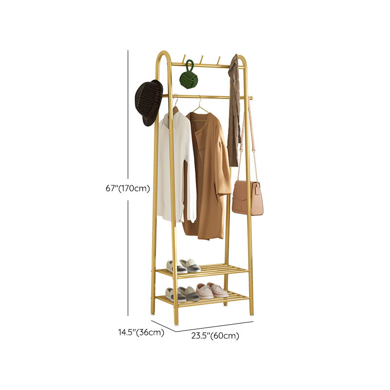 Splendido appendiabiti per cappotto per cappotto con scaffalatura di stoccaggio