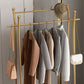 Modern Style Coat Rack Metallic Hooks Design Free Standing Coat Rack with Shelves Clearhalo 'Entry & Mudroom Furniture' 'furn' 'furn_hall_tree_coat_racks' 'Furniture' 'Hall Trees & Coat Racks' 'hall_tree_coat_racks' 6254941