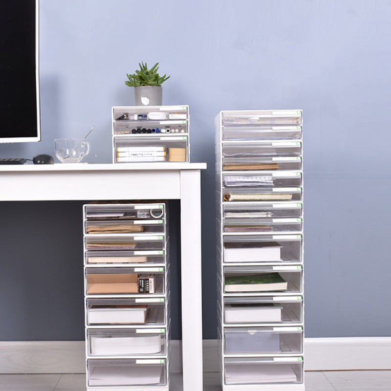 Lateral Plastic File Cabinet Home or Office Clear File Cabinet with Drawers Clearhalo 'Filing Cabinets' 'filling_cabinets' 'furn' 'furn_filling_cabinets' 'Furniture' 'Office Furniture' 6255069