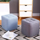 Modern Pouf Ottoman Fabric Upholstered Tufted Solid Color Square Ottoman Clearhalo 'furn' 'furn_ottomans_poufs' 'Furniture' 'Living Room Furniture' 'Ottomans & Poufs' 'ottomans_poufs' 6255133