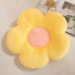 Contemporary Pouf Ottoman Velvet Upholstered Tear Resistant Flower Shape Ottoman Yellow 1 Piece Clearhalo 'furn' 'furn_ottomans_poufs' 'Furniture' 'Living Room Furniture' 'Ottomans & Poufs' 'ottomans_poufs' 6255264