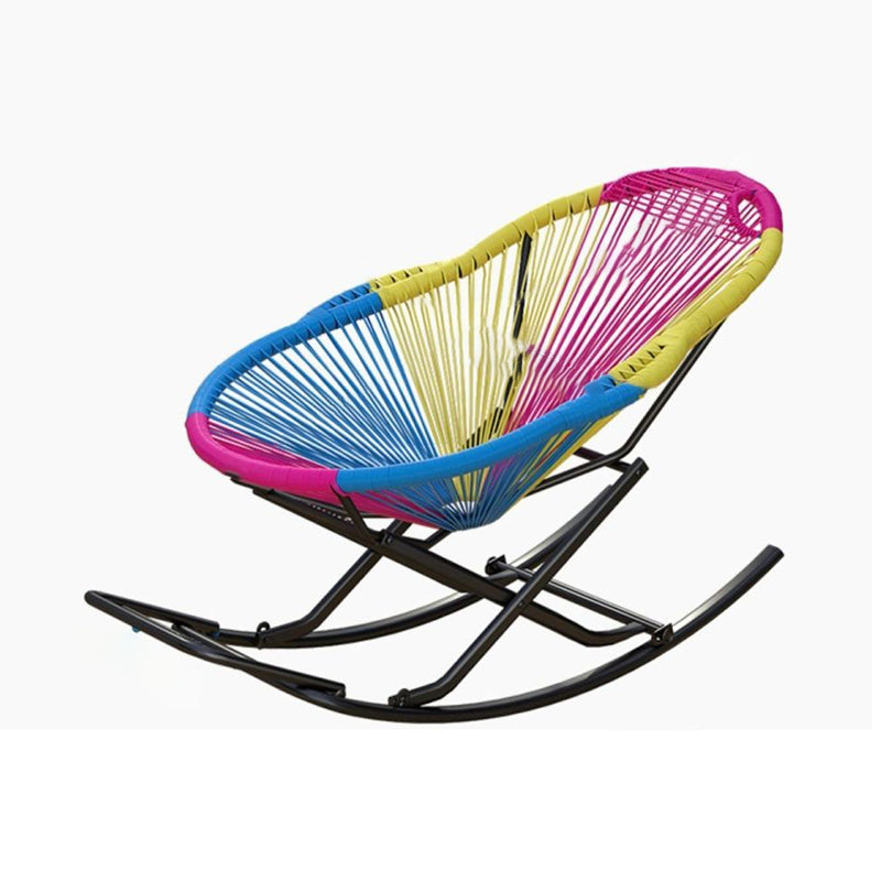 Chaise à bascule en osier contemporain Bloc de rocker intérieure