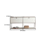 Nordic Stainless Steel Combined TV Cabinet Decorative TV Stand Cabinet