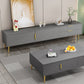 Faux Wood TV Console Contemporary TV Media Stand with Drawers Grey Clearhalo 'furn' 'furn_tv_stands_entertainment_centers' 'Furniture' 'Living Room Furniture' 'TV Stands & Entertainment Centers' 'TV Stands & Media Storage Furniture' 'tv_stands_entertainment_centers' 6256289