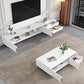 Faux Wood TV Console Contemporary TV Media Stand with Drawers Clearhalo 'furn' 'furn_tv_stands_entertainment_centers' 'Furniture' 'Living Room Furniture' 'TV Stands & Entertainment Centers' 'TV Stands & Media Storage Furniture' 'tv_stands_entertainment_centers' 6256297