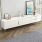 Faux Wood TV Console Contemporary TV Media Stand with Drawers White Clearhalo 'furn' 'furn_tv_stands_entertainment_centers' 'Furniture' 'Living Room Furniture' 'TV Stands & Entertainment Centers' 'TV Stands & Media Storage Furniture' 'tv_stands_entertainment_centers' 6256299