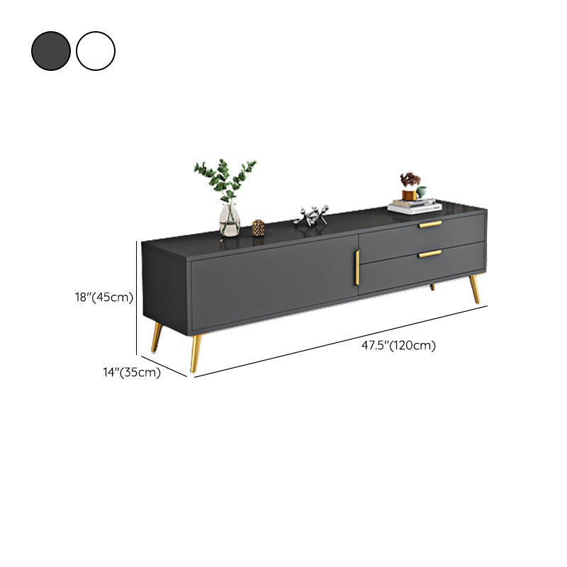 Faux Wood TV Console Contemporary TV Media Stand with Drawers Clearhalo 'furn' 'furn_tv_stands_entertainment_centers' 'Furniture' 'Living Room Furniture' 'TV Stands & Entertainment Centers' 'TV Stands & Media Storage Furniture' 'tv_stands_entertainment_centers' 6256303