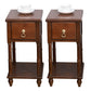 Traditional Nightstand Solid Wood Night Table for Living Room 11.8"L x 15"W x 23.5"H Brown 2 Piece Set Clearhalo 'Bedroom Furniture' 'furn' 'furn_night_stand' 'Furniture' 'night_stand' 'Nightstands' 6256394