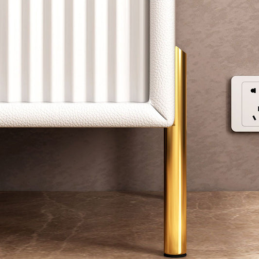 2 cassetti comodini a legno massiccio mobile contemporaneo, alto 20,5 "