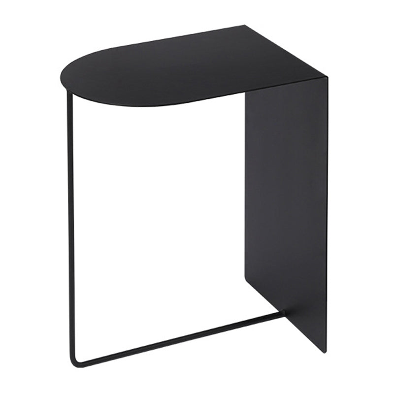 Iron Accent Table Nightstand Contemporary Bedside Cabinet ,19.7" Tall Black 1 Piece Clearhalo 'Bedroom Furniture' 'furn' 'furn_night_stand' 'Furniture' 'night_stand' 'Nightstands' 6256487