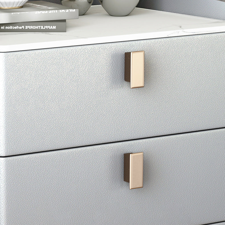 Comodini moderni da 20 "W 24,5" H comodino in pietra con 3-cassetti