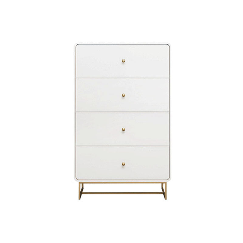 Wood 4 - Drawer Accent Chest Modern 34.6-Inch High Simple Storage Chest Clearhalo 'Cabinets & Chests' 'cabinets_chests' 'furn' 'furn_cabinets_chests' 'Furniture' 'Living Room Furniture' 6256918