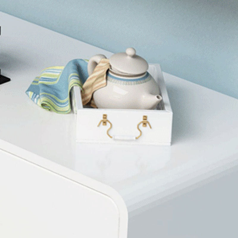 Wood 4 - Drawer Accent Chest Modern 34.6-Inch High Simple Storage Chest Clearhalo 'Cabinets & Chests' 'cabinets_chests' 'furn' 'furn_cabinets_chests' 'Furniture' 'Living Room Furniture' 6256919