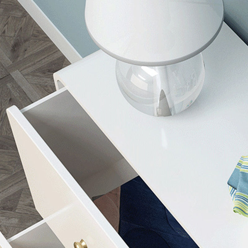 Wood 4 - Drawer Accent Chest Modern 34.6-Inch High Simple Storage Chest Clearhalo 'Cabinets & Chests' 'cabinets_chests' 'furn' 'furn_cabinets_chests' 'Furniture' 'Living Room Furniture' 6256921