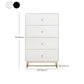 Wood 4 - Drawer Accent Chest Modern 34.6-Inch High Simple Storage Chest