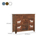 13.65-inch Width Storage Chest Coastal Solid Wood Storage Chest Dresser