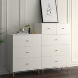 Glam Chest Bedroom Engineered Wood 16" Wide Storage Chest with Drawers