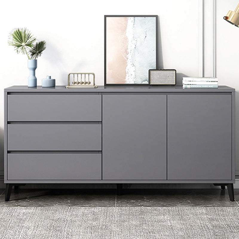 Cofre de almacenamiento de madera fabricado con cómoda moderna de 15,6 pulgadas W