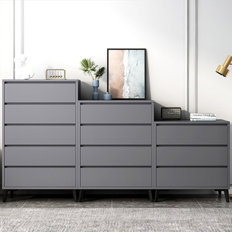 Cofre de almacenamiento de madera fabricado con cómoda moderna de 15,6 pulgadas W