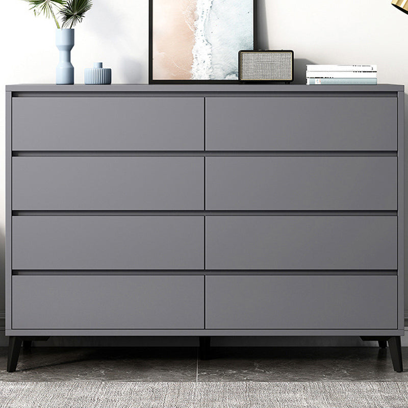 Cofre de almacenamiento de madera fabricado con cómoda moderna de 15,6 pulgadas W