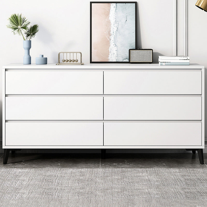 Cofre de almacenamiento de madera fabricado con cómoda moderna de 15,6 pulgadas W