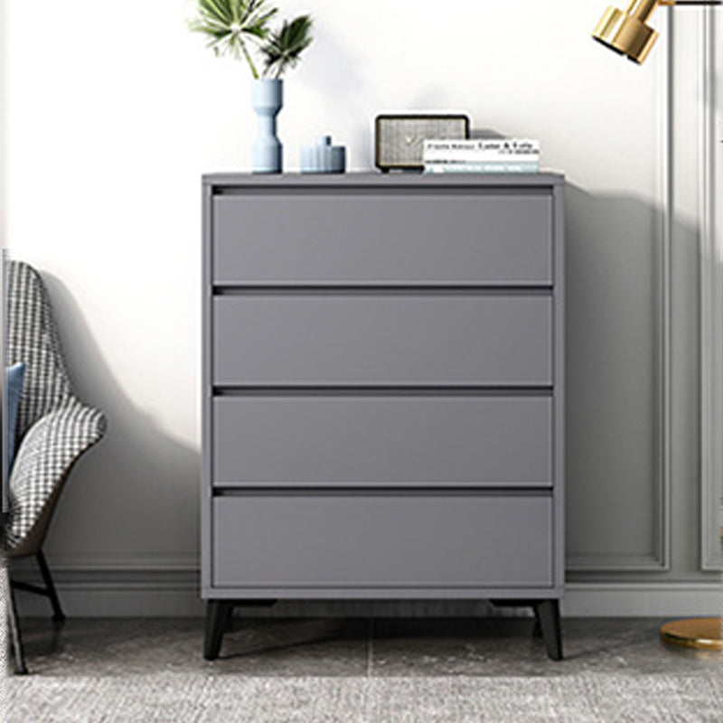 Cofre de almacenamiento de madera fabricado con cómoda moderna de 15,6 pulgadas W