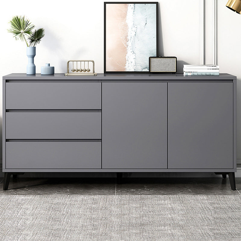 Cofre de almacenamiento de madera fabricado con cómoda moderna de 15,6 pulgadas W