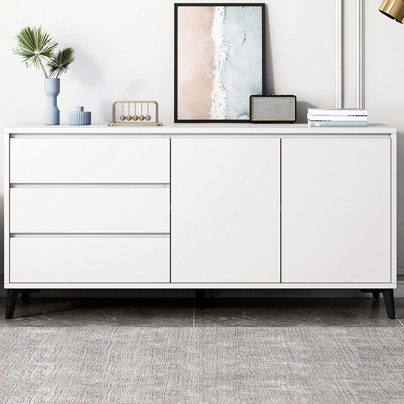 Cofre de almacenamiento de madera fabricado con cómoda moderna de 15,6 pulgadas W