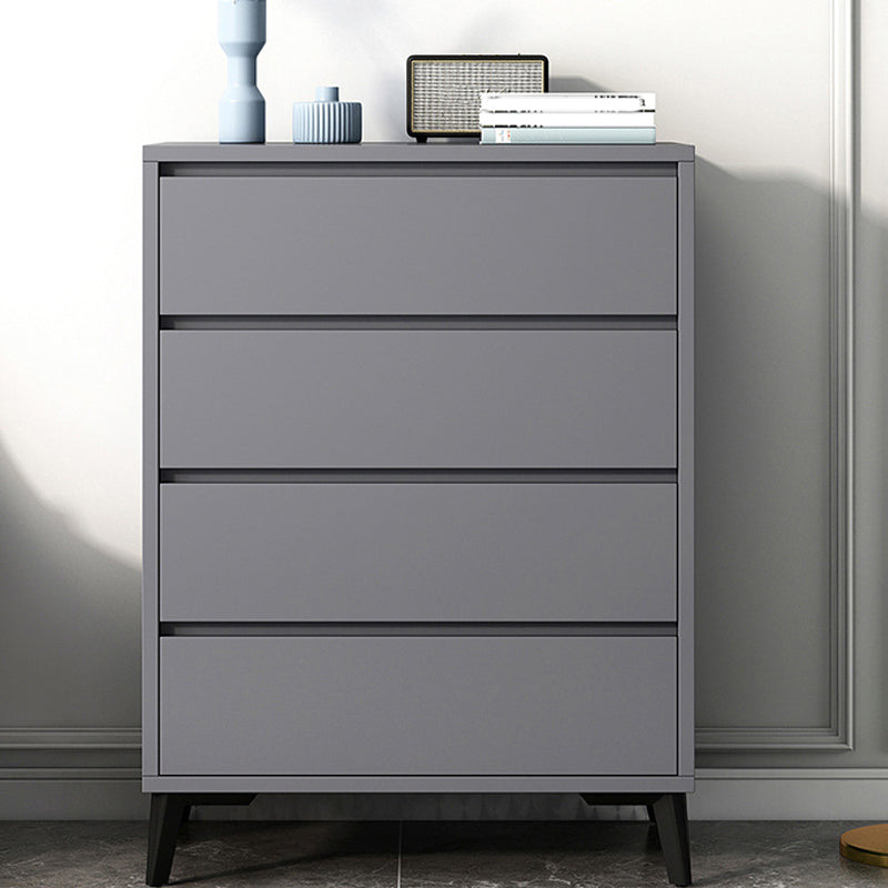 Cofre de almacenamiento de madera fabricado con cómoda moderna de 15,6 pulgadas W