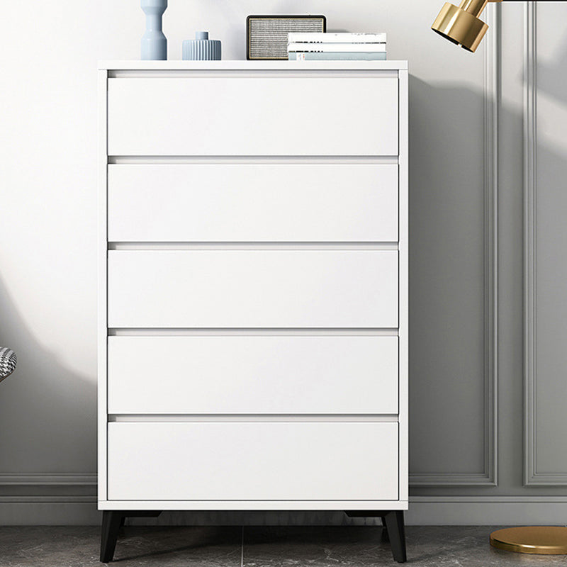 Cofre de almacenamiento de madera fabricado con cómoda moderna de 15,6 pulgadas W