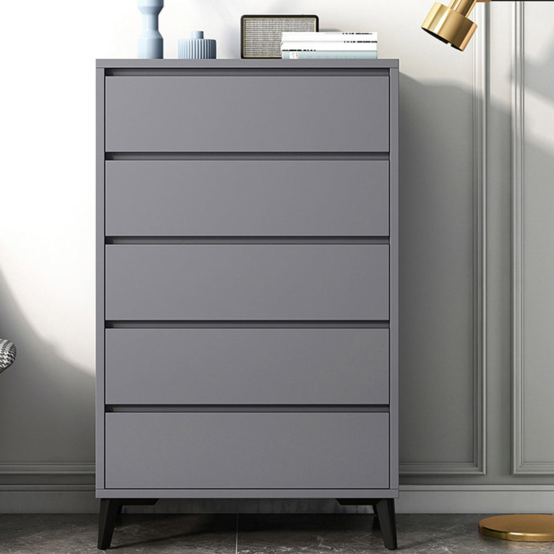 Cofre de almacenamiento de madera fabricado con cómoda moderna de 15,6 pulgadas W