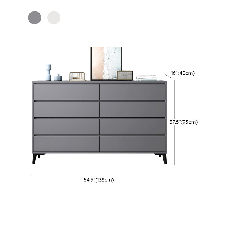 Cofre de almacenamiento de madera fabricado con cómoda moderna de 15,6 pulgadas W