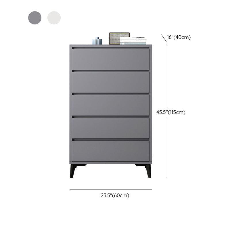 Cofre de almacenamiento de madera fabricado con cómoda moderna de 15,6 pulgadas W