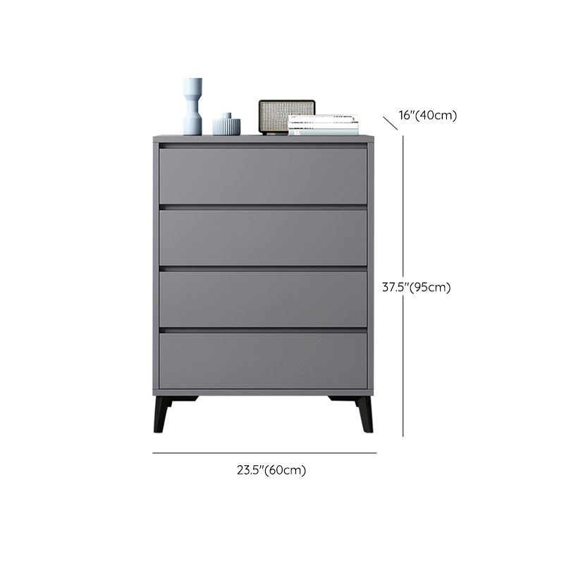 Cofre de almacenamiento de madera fabricado con cómoda moderna de 15,6 pulgadas W