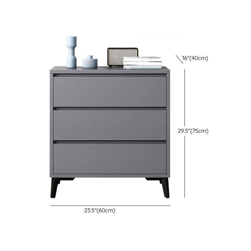 Cofre de almacenamiento de madera fabricado con cómoda moderna de 15,6 pulgadas W