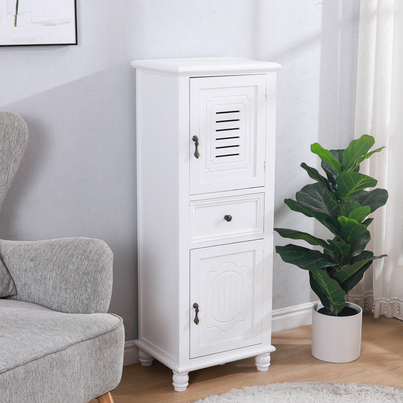 Coffre de rangement en bois pour chambre à coucher nautique Coffre vertical de 12 po de largeur avec tiroirs