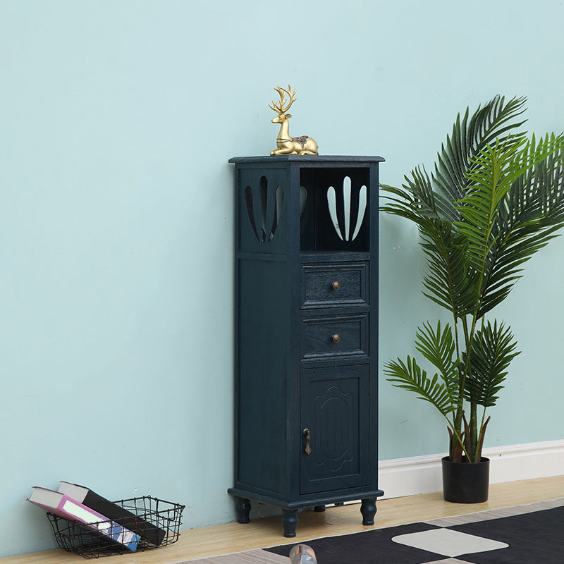 Coffre de rangement en bois pour chambre à coucher nautique Coffre vertical de 12 po de largeur avec tiroirs