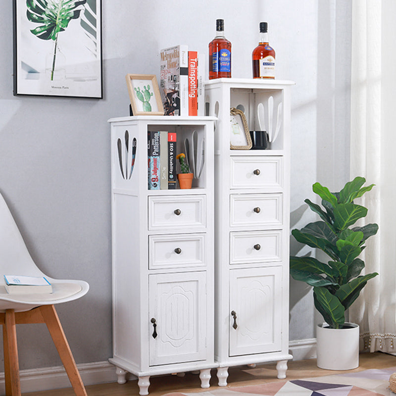 Coffre de rangement en bois pour chambre à coucher nautique Coffre vertical de 12 po de largeur avec tiroirs