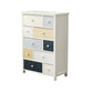 Glam Chest Bedroom Solid Wood Storage Chest in White with Drawers Black White Blue 10 Clearhalo 'Bedroom Furniture' 'Dressers & Chests' 'dressers_chests' 'furn' 'furn_dressers_chests' 'Furniture' 6261421