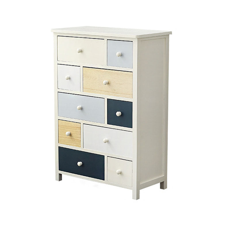 Glam Chest Bedroom Solid Wood Storage Chest in White with Drawers Black White Blue 10 Clearhalo 'Bedroom Furniture' 'Dressers & Chests' 'dressers_chests' 'furn' 'furn_dressers_chests' 'Furniture' 6261421