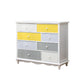 Glam Chest Bedroom Solid Wood Storage Chest in White with Drawers White-Gray 8 Clearhalo 'Bedroom Furniture' 'Dressers & Chests' 'dressers_chests' 'furn' 'furn_dressers_chests' 'Furniture' 6261443